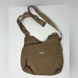 Baggallini Gold Nylon Crossbody Travel Bag